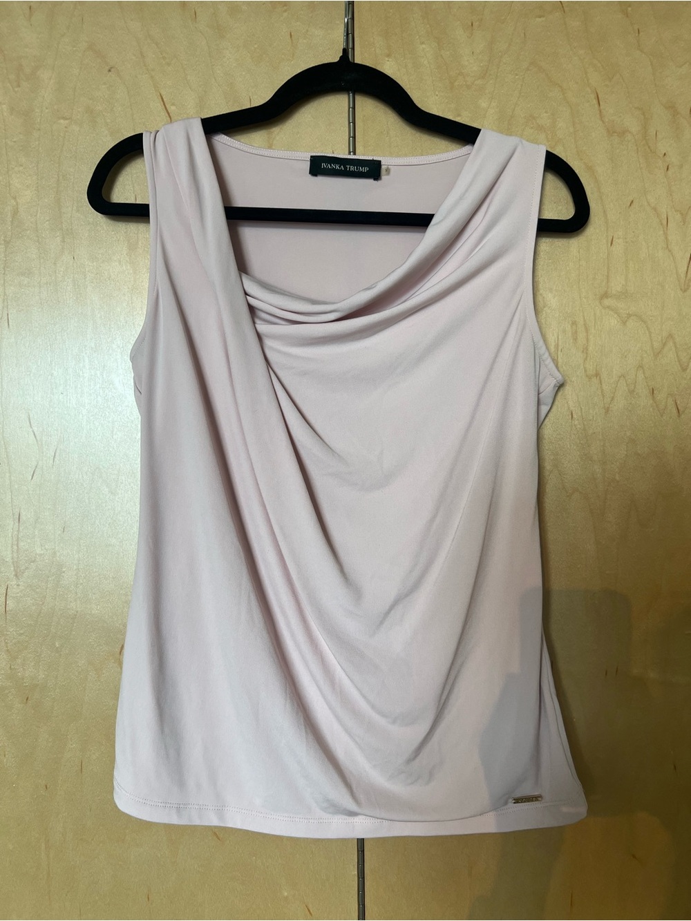 Ivanka Trump Soft Pink Sleeveless Blouse